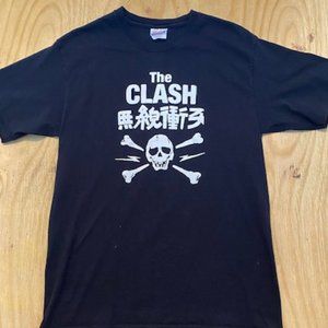 The Clash Tee Shirt - Japanese Skull n Crossbones